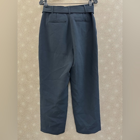 🔥🔥🔥Aritzia Wilfred Tie Waist Black Trousers Pants - Picture 4 of 8